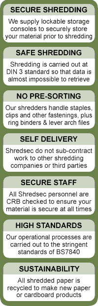 Shredsec's Shredding Guarantee
